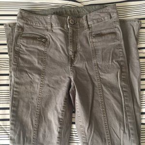 Olive Green American Eagle Outfitters Skinny Jeans